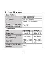 Preview for 18 page of Checkme O2 Oxiband User Manual