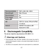 Preview for 21 page of Checkme O2 Oxiband User Manual