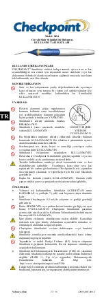 Preview for 27 page of Checkpoint 9094 Instructions For Use Manual