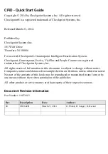 Preview for 2 page of Checkpoint Counterpoint iD Quick Start Manual