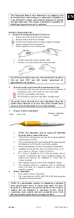 Предварительный просмотр 3 страницы Checkpoint Head & Neck 9394 Instructions For Use Manual