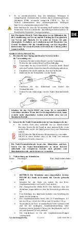 Предварительный просмотр 11 страницы Checkpoint Head & Neck 9394 Instructions For Use Manual