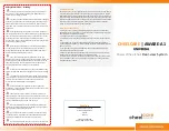 Preview for 1 page of CHEELCARE AWARE-A1 User Manual