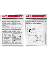 Предварительный просмотр 6 страницы Cheerson CX-20 User Manual