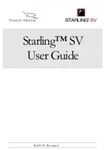 Preview for 1 page of Cheetah Medical Starling SV User Manual