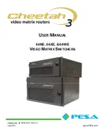 Предварительный просмотр 1 страницы Cheetah 64NE User Manual