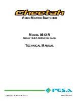 Предварительный просмотр 1 страницы Cheetah 864XR Technical Manual