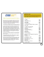 Предварительный просмотр 2 страницы Cheetah C100 User Manual