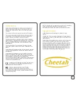 Предварительный просмотр 18 страницы Cheetah C100 User Manual