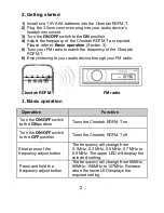 Preview for 2 page of Cheetah RDFM-T User Manual