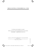 Preview for 20 page of CHEF-BUILT CWM-250 Instruction Manual