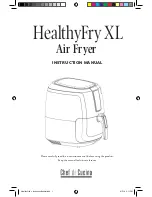 Предварительный просмотр 1 страницы CHEF DI CUCINA HealthyFry XL Instruction Manual