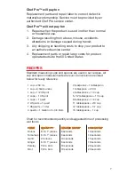 Preview for 7 page of Chef Pro CPG501 Owner'S Manual