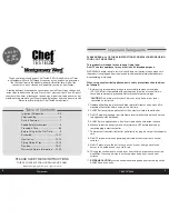 Предварительный просмотр 2 страницы Chef Tested 452543 Instruction Manual