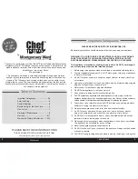 Preview for 2 page of Chef Tested 738246 Instruction Manual