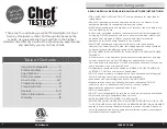 Preview for 2 page of Chef Tested 767976 Instruction Manual