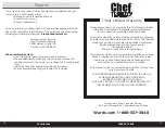 Preview for 7 page of Chef Tested 767976 Instruction Manual