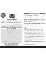 Предварительный просмотр 2 страницы Chef Tested CEG-2000BSA Instruction Manual