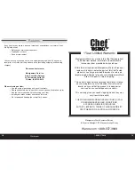 Предварительный просмотр 10 страницы Chef Tested CEG-2000BSA Instruction Manual