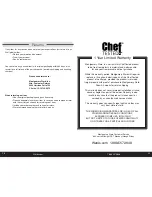 Предварительный просмотр 6 страницы Chef Tested CTT47S Instruction Manual