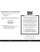 Предварительный просмотр 8 страницы Chef Tested FCZD15R_CT Instruction Manual