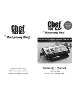 Chef Tested XH-4826 Instruction Manual preview