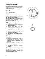 Предварительный просмотр 26 страницы Chef CKG5010W Instruction Book