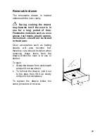 Предварительный просмотр 29 страницы Chef CKG5010W Instruction Book