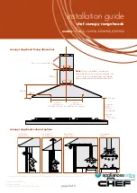 Preview for 2 page of Chef CS601S Installation Manual