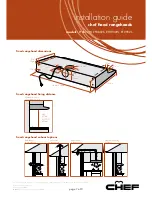 Chef RFD602W Installation Manual предпросмотр