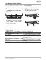 Preview for 10 page of Chef UC-PS38SS-30 User Manual