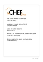 ChefLine 10 GUSTI Original Instructions Manual preview