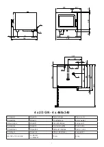 Preview for 4 page of ChefLine E104-UPE Instructions For The Installation, Use And Maintenance