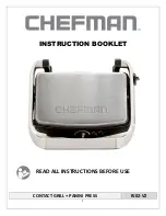 Предварительный просмотр 1 страницы Chefman RJ02-V2 Instruction Booklet