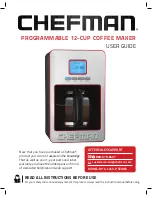 Chefman RJ14 User Manual preview