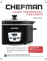 Preview for 1 page of Chefman RJ15-5-P User Manual