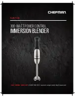 Preview for 1 page of Chefman RJ19-MS-PBG User Manual