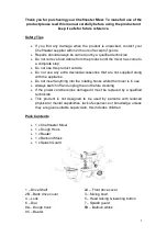 Preview for 2 page of ChefMaster HEA520 Instruction Manual