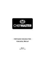 ChefMaster HEA774 Instruction Manual preview