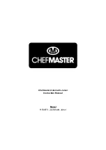 ChefMaster HEA873 Instruction Manual preview