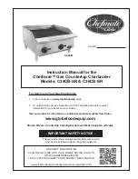 Preview for 1 page of Chefmate C24CB-SR Instruction Manual