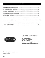 Preview for 2 page of Chefmate GC510 Owner & Operator Instruction Manual