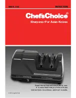 Chef's Choice 315S Instructions Manual preview