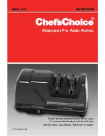 Preview for 1 page of Chef's Choice 315S Instructions Manual