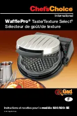 Preview for 13 page of Chef's Choice 830 WafflePro Instructions Manual