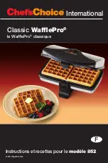 Предварительный просмотр 13 страницы Chef's Choice 852 Classic WafflePro Instructions Manual