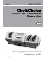 Предварительный просмотр 49 страницы Chef's Choice Ceramic + Steel 700 Instructions Manual