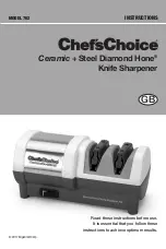 Chef's Choice Ceramic + Steel Diamond Hone 702 Instructions Manual preview