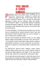 Preview for 3 page of Chef's Choice Diamond Hone 115 Instructions Manual