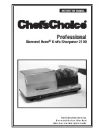 Предварительный просмотр 1 страницы Chef's Choice Diamond Hone 2100 Professional Manual